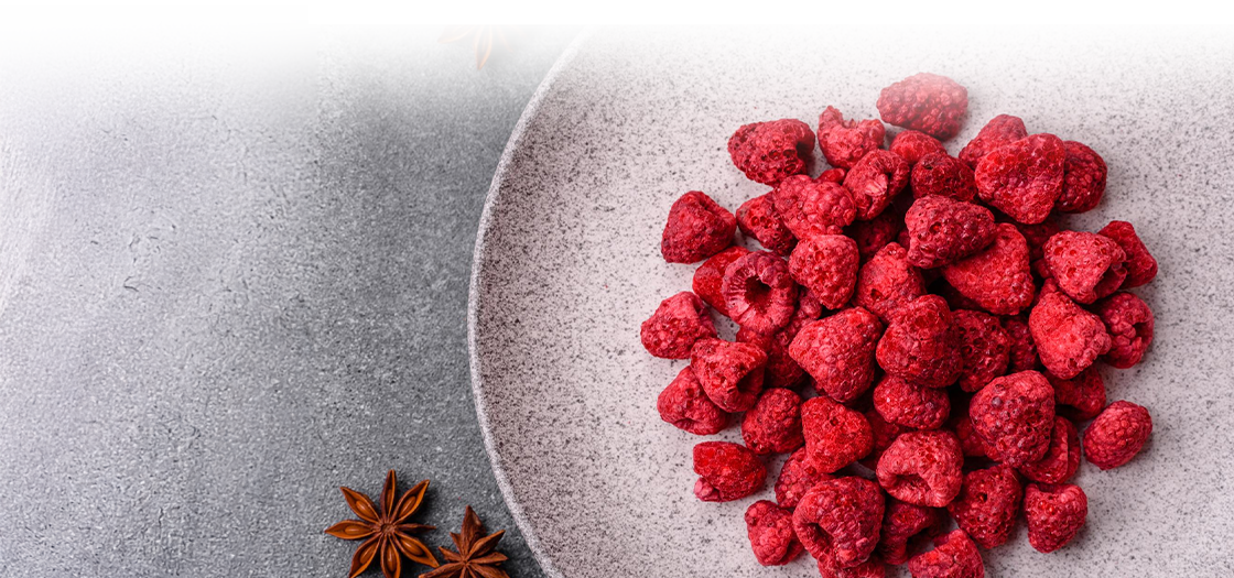 Zengana lyofilizované maliny